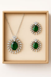 Zircon Locket Set-59 (Green)